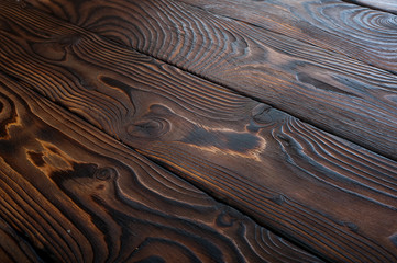 Natural Wood Texture Background. Almond Tree Wood Grained Texture.