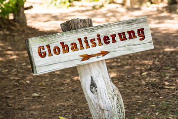 Schild 263 - Globalisierung