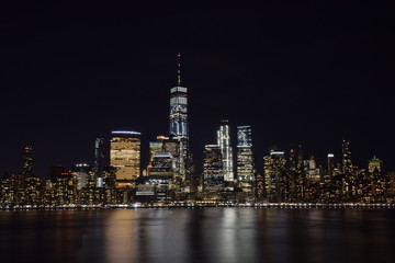 Fototapeta na wymiar New York Skyline by night
