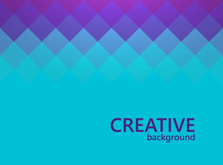 Mosaic background. Creative design template. Vector illustration