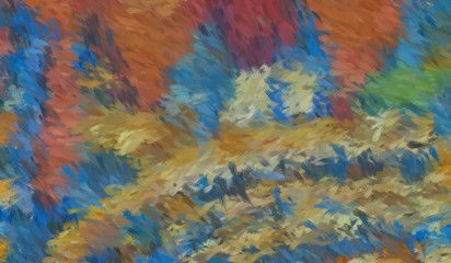Abstract painting in modern style.