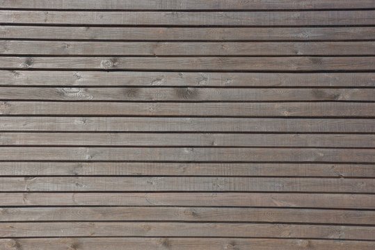 Fototapeta gray brown wooden texture of thin wall boards