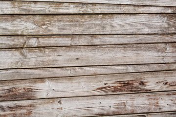 Rough weathered wood texture with horizontal planks as empty background or copy space
