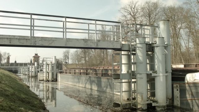 Boat berth on the water cannal.