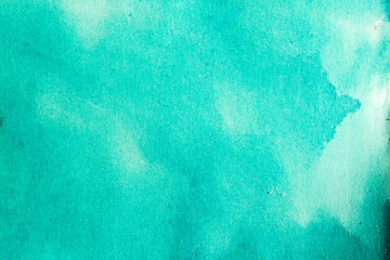 Minimal abstract color on paper craft, green water color in vintage texture , flat view abstract background