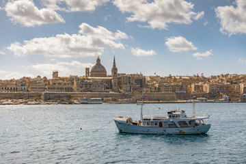 Skyline della città di La Valletta, capitale di Malta