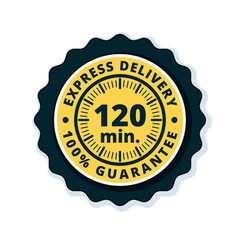 120 minutes Express Delivery illustration