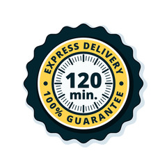 120 minutes Express Delivery illustration