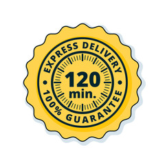 120 minutes Express Delivery illustration