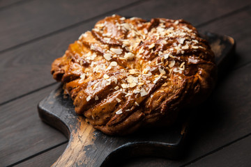 Sweet maple syrup bread