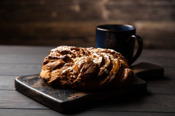 Sweet maple syrup bread