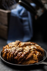 Sweet maple syrup bread