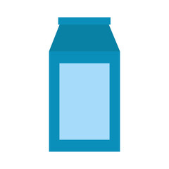 milk box container icon vector illustration design