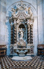 Side chapel in Cathedral of Cadiz, Southern Spain