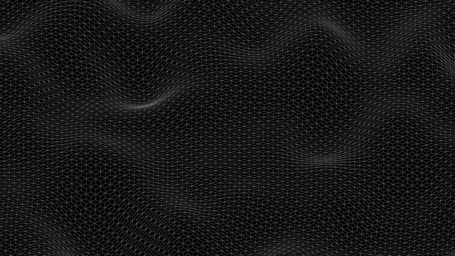 Abstract Morphing Cubic Grid - Seamless Loop