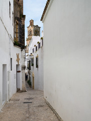 Street in Arcos de la Frontera near Cadiz Spain