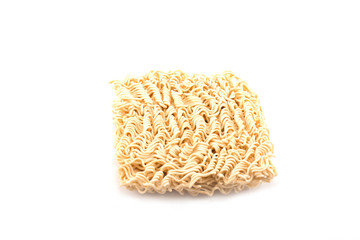 instant noodle On a white background