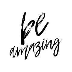 Vector letering poster