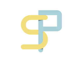 SP and PS Initial Logo for your startup venture