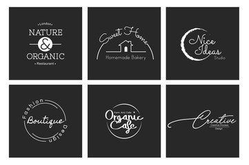 Fototapeta premium Illustration of logo designs