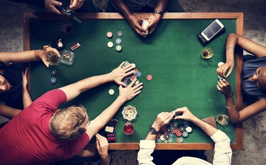 Gambling in a casino