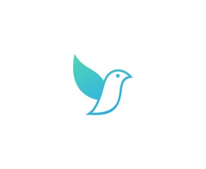 Naklejka premium Bird logo 