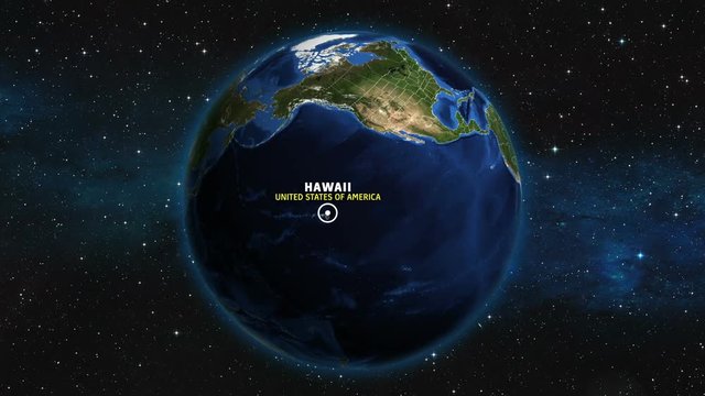 HAWAII - USA Map Zoom