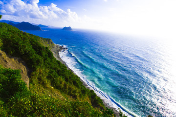 海, 海, 浜, 惰性で進む, 風景, 空, 水, 自然, 青, サマータイム, 景色, 旅行, 岸, アイランズ, 雲, 入り江, 緑, 崖, 海岸線, 海景, 明媚, 岩, 山, 波, 地平線
