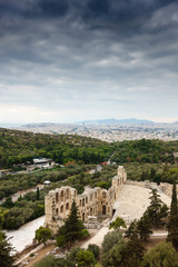Fototapeta na wymiar Theater of Herodes Atticus, Athens, Greece, Europe