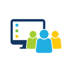 Computer Group Logo Icon Design