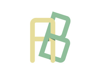 AB and BA Initial Logo for your startup venture