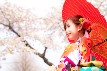 和服の女性