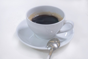 white coffee cup