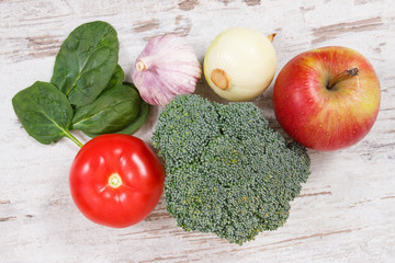 Products and ingredients containing selenium, minerals and dietary fiber, healthy nutrition concept