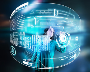 Hologram digital screen