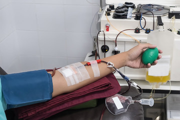 Hand and blood donation