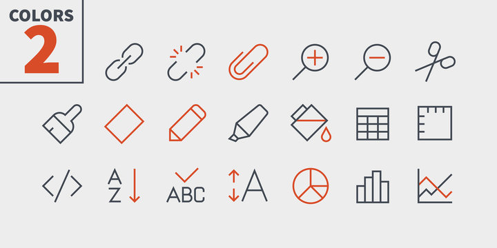 Edit text Pixel Perfect Well-crafted Vector Thin Line Icons 48x48 Ready for 24x24 Grid for Web Graphics and Apps with Editable Stroke. Simple Minimal Pictogram Part 4-4