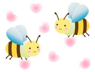 ハートみつばち(ハートを運ぶミツバチ)