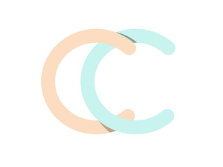 CC Initial Logo for your startup venture