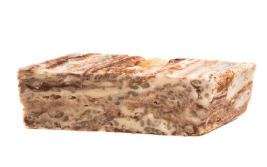 Uzbek halva isolated