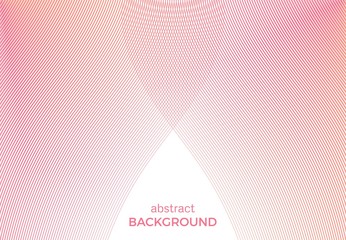 Abstract background with narrow wavy lines. Vector illustration
