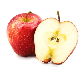 apple isolated on a white background with clipping path