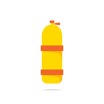 recommend clip art: Diving air tank vector illustration