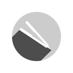 Hair straightener icon