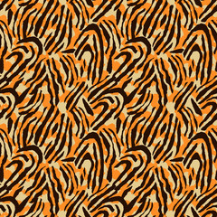 Abstract animal print unusual seamless pattern