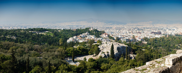 Naklejka premium Aerial view of Athens