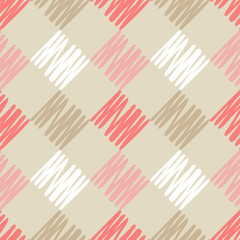 Seamless geometric pattern. The texture of the squares. Scribble texture. Textile rapport.