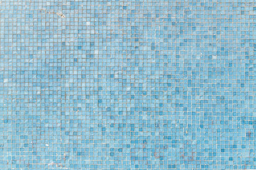 Wall texture with glazed ceramic tiles