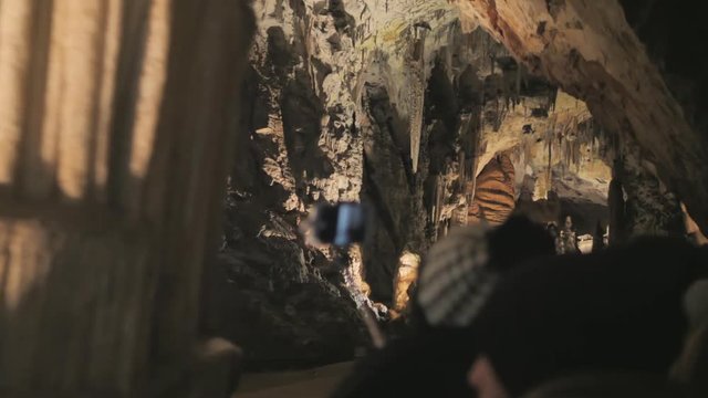 postojna slovenia 01/01/2018:visiting postojna caves by train ride