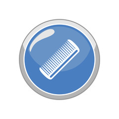 Hairbrush icon. Vector Illustration